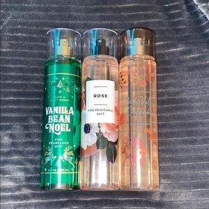 bath and body works fragrance mists